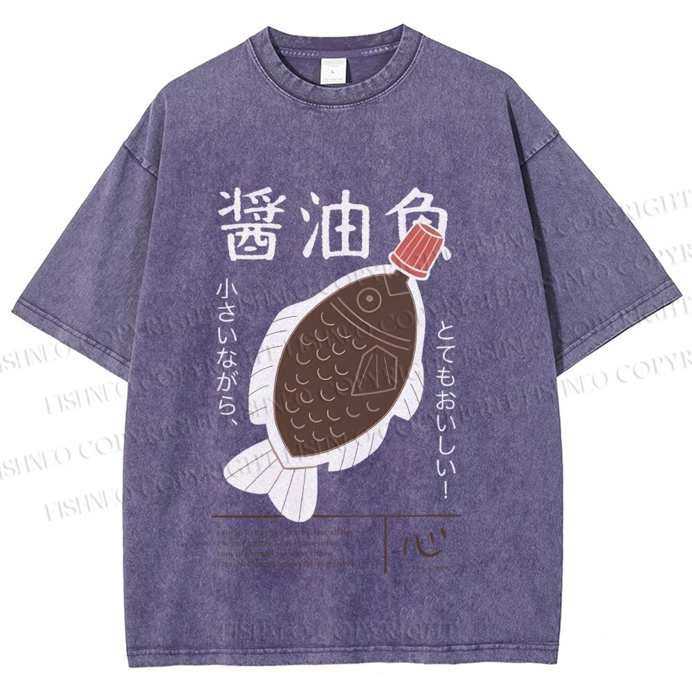 Unisex Printed Washed Tee 2505010624
