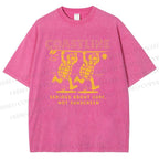 Unisex Coastline Printed Washed Tee