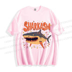 Unisex Sharkasm Graffiti Classic Cotton T-shirt