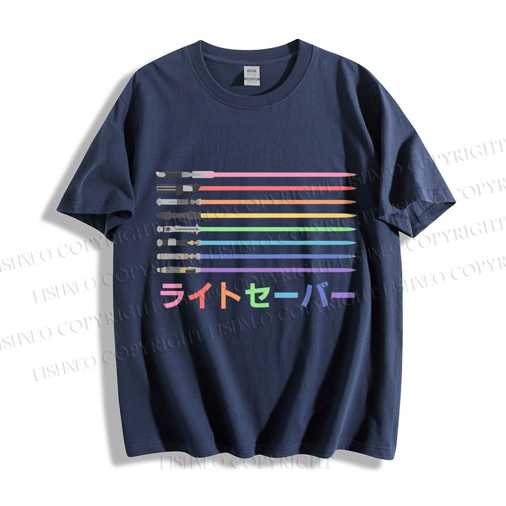 Unisex Lightsaber Vintage Classic Cotton T-shirt