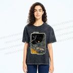Unisex Vintage Star Wars Printed Washed Tee