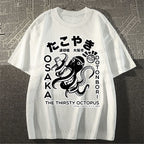 Unisex Osaka Thirsty Octopus Classic Cotton T-shirt