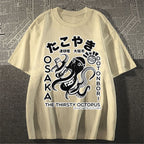 Unisex Osaka Thirsty Octopus Classic Cotton T-shirt