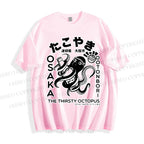 Unisex Osaka Thirsty Octopus Classic Cotton T-shirt