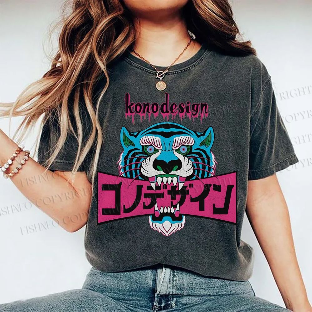 Unisex Konodesign Printed Washed Tee