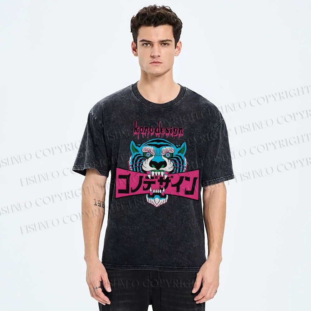 Unisex Konodesign Printed Washed Tee