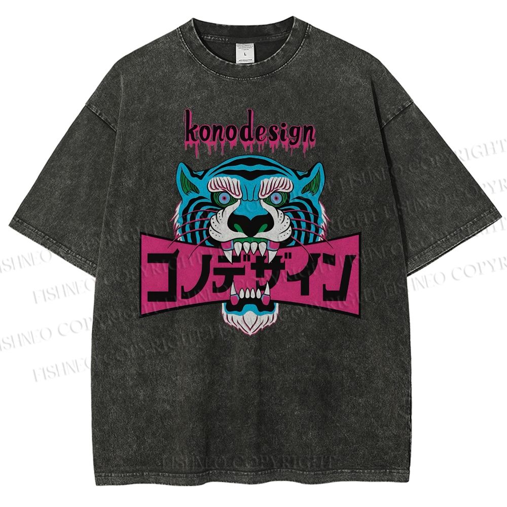 Unisex Konodesign Printed Washed Tee