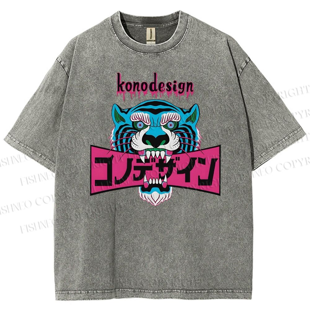 Unisex Konodesign Printed Washed Tee
