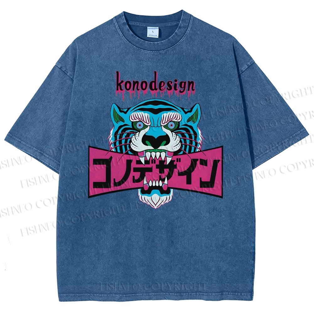 Unisex Konodesign Printed Washed Tee