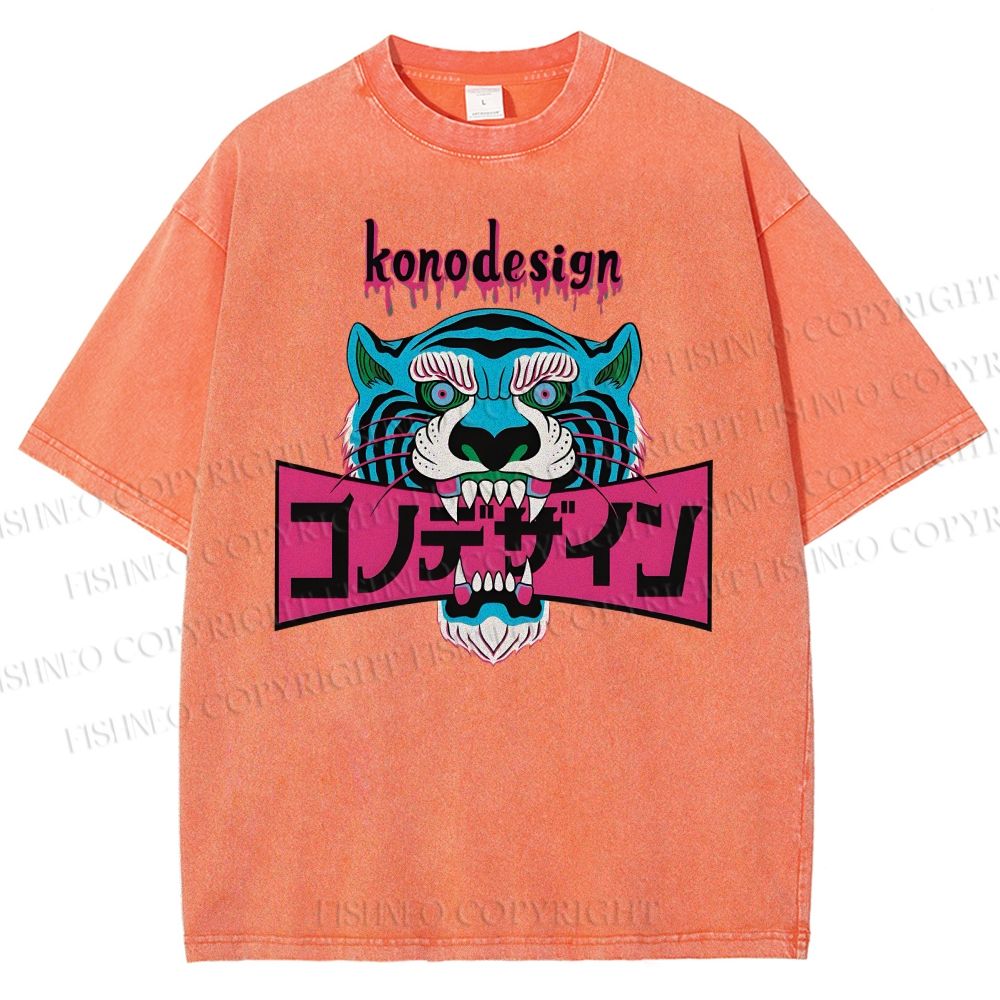 Unisex Konodesign Printed Washed Tee