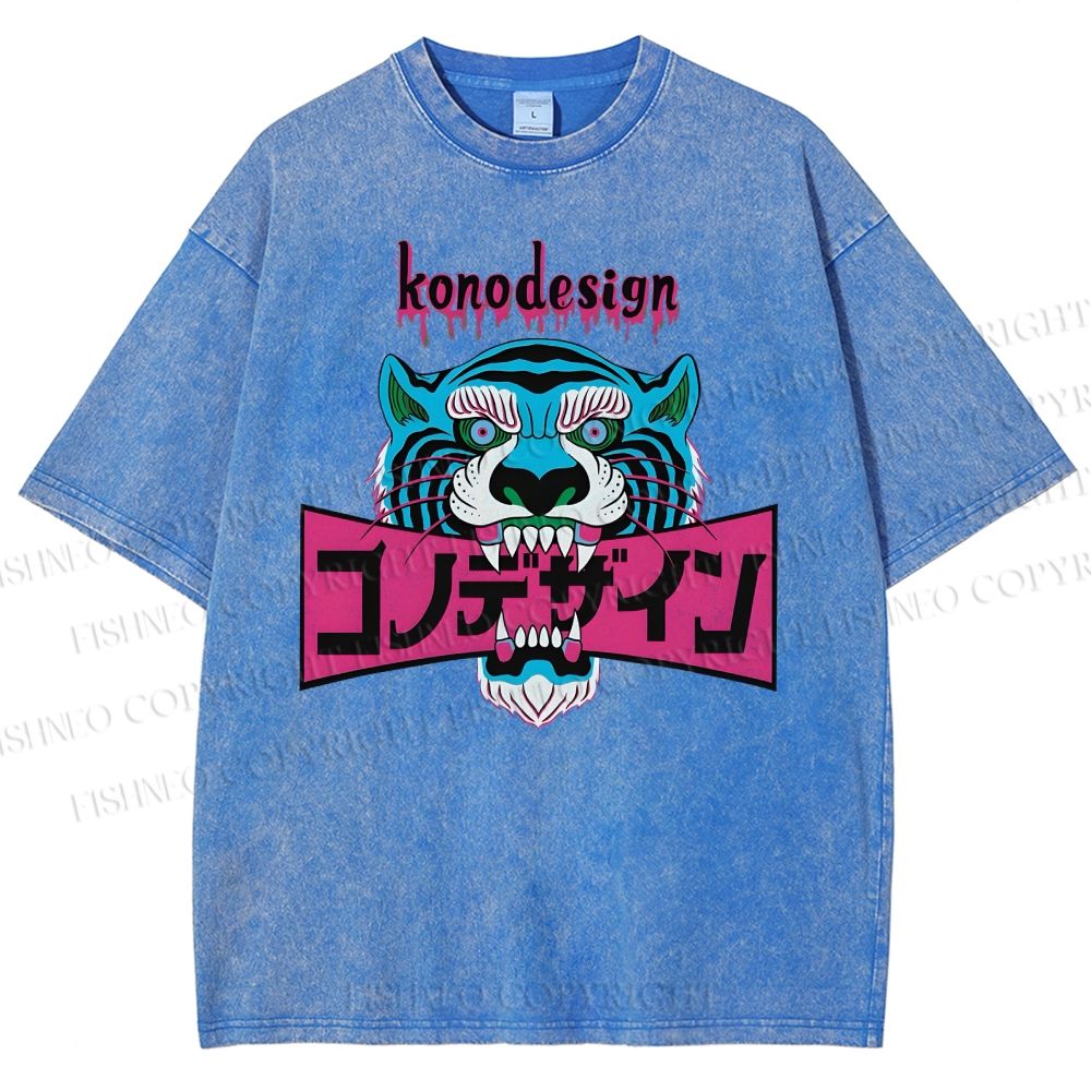 Unisex Konodesign Printed Washed Tee
