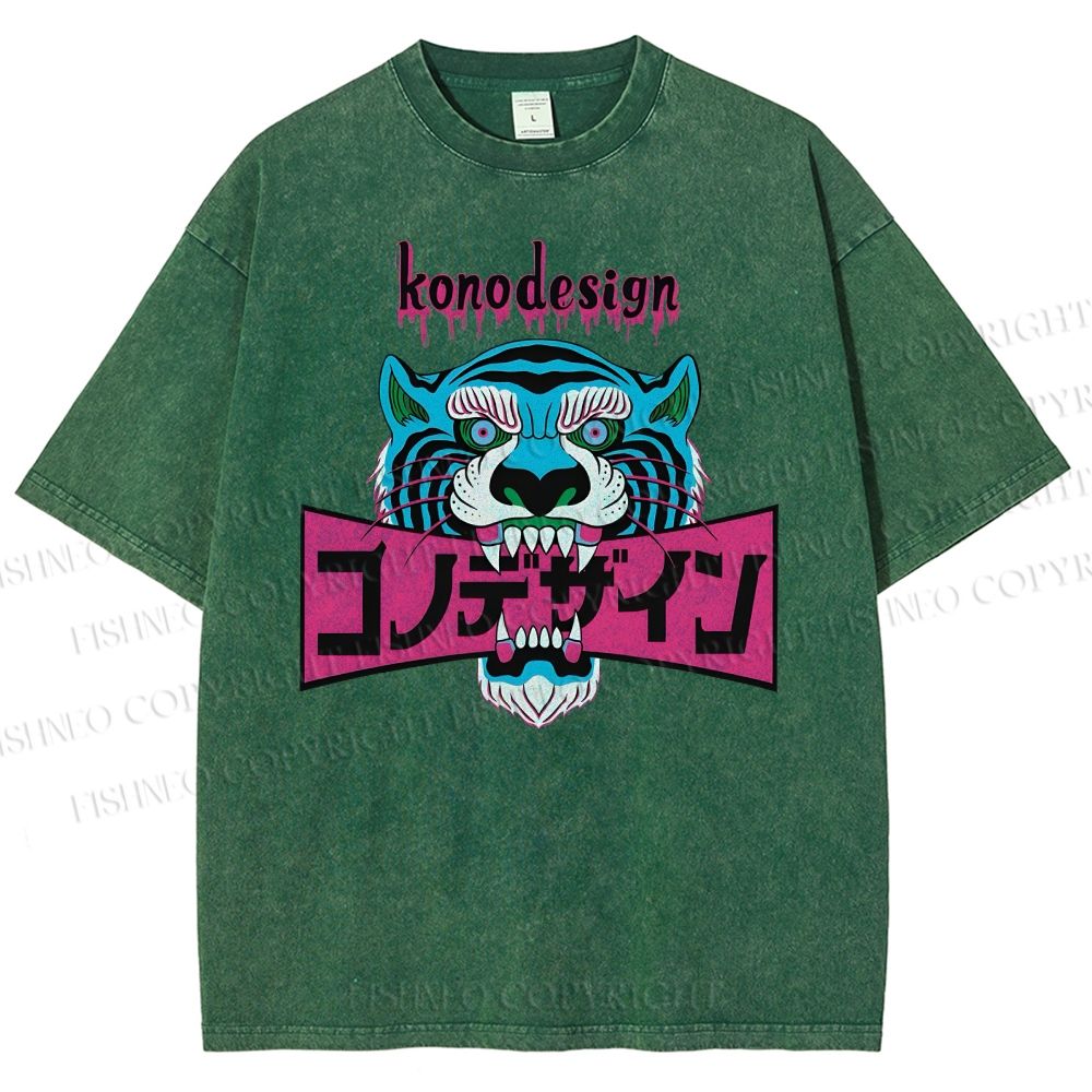 Unisex Konodesign Printed Washed Tee
