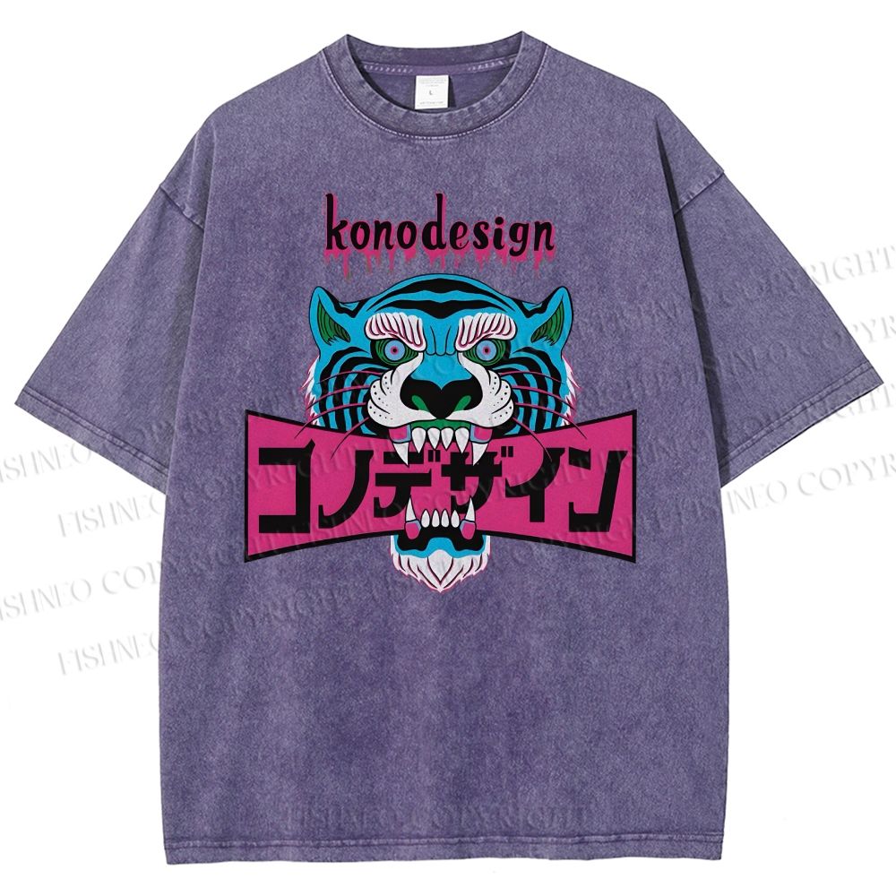 Unisex Konodesign Printed Washed Tee
