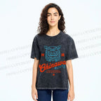 Unisex Japanese Okinawa Printed Washed Tee