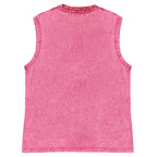 Unisex MAJETENE Printed Washed Tank Top