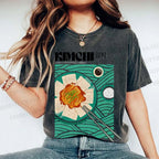 Unisex KImchi Poster Printed Washed Tee