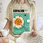 Unisex KImchi Poster Printed Washed Tee
