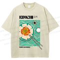 Unisex KImchi Poster Printed Washed Tee