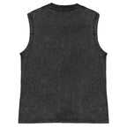 Unisex Sardines Sheet Music Printed Washed Tank Top