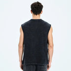 Furious Cat Vintage Distressed Washed Tank Top
