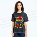 Unisex Unisex Pride Graffiti Printed Washed Tee