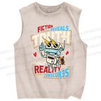 Unisex Truth Printed Washed Tank Top