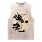 Alternating Wolves Unisex Washed Tank Top