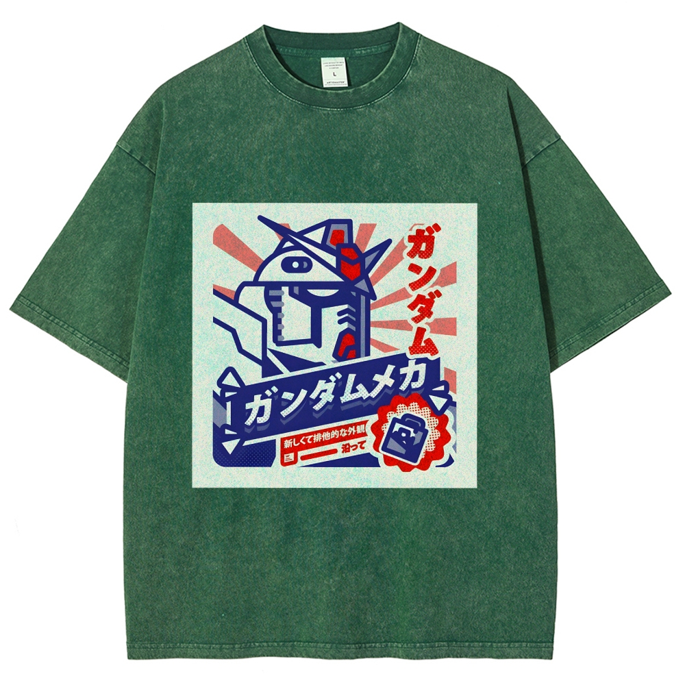 Robot warrior Washed T-Shirt