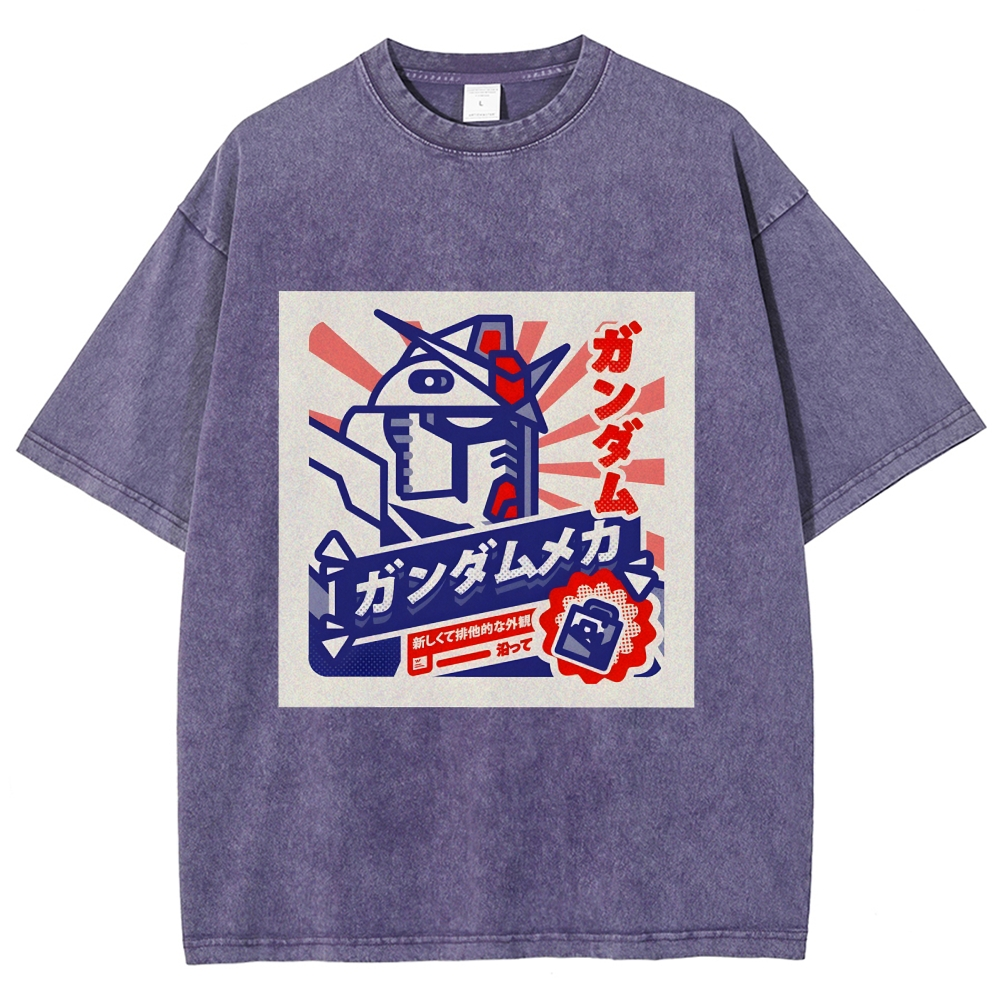 Robot warrior Washed T-Shirt