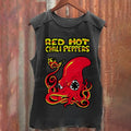 Vintage Octopus Red Hot Chili Pepper Washed Tank Top