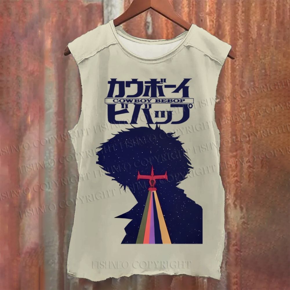 Vintage Japanese Cowboy Bebop Washed Tank Top