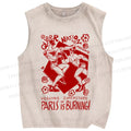 Unisex Pride Queer Mation Printed Washed Tank Top
