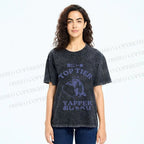 Unisex Top tier yapper Vintage Printed Washed Tee