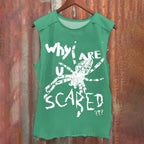 Vintage Spider Why Are You Scared Washed Tank Top