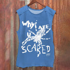 Vintage Spider Why Are You Scared Washed Tank Top