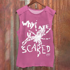 Vintage Spider Why Are You Scared Washed Tank Top
