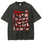 Unisex Tokyo Printed Washed Tee