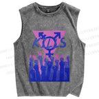 Unisex Pride The Cistem Kills Printed Washed Tank Top