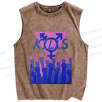 Unisex Pride The Cistem Kills Printed Washed Tank Top