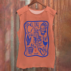 Graffiti Vintage Washed Tank Top