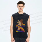 Unisex Pride Printed Washed Tank Top