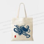 Octopus Japanese Style Tote Bag