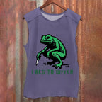 Vintage Frog Beg To Differ Washed Tank Top