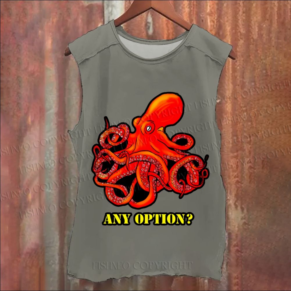 Vintage Octopus Any Option Washed Tank Top