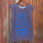 Vintage Skull Wanna A Sock Washed Tank Top