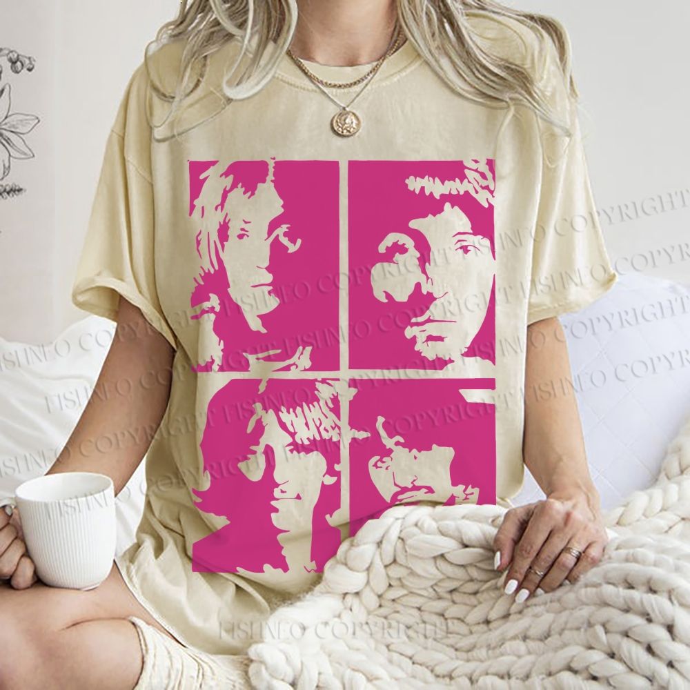 Unisex The Beatles Printed Washed Tee