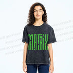 Unisex The Matrix Printed Washed Tee