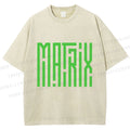 Unisex The Matrix Printed Washed Tee