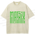 Unisex The Matrix Printed Washed Tee