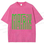Unisex The Matrix Printed Washed Tee